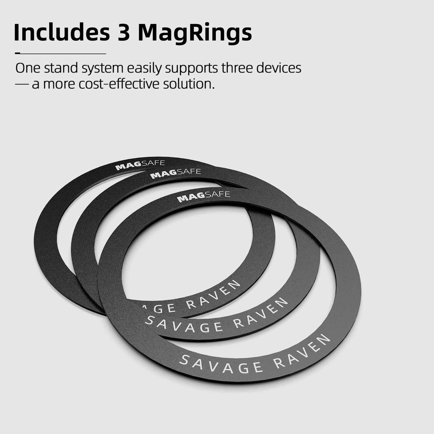 Savage Raven by Skull & Co.MagStand Magnetic Ultra - Thin Ring Stand
