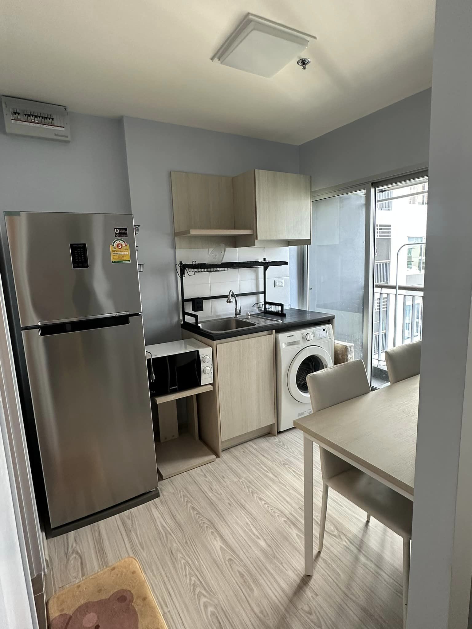 ห้เช่าคอนโด แอสปายรัตนาธิเบศร์ 2 Aspire Rattanathibet 2 แบบ 1ห้องนอน ขนาด 26 ตรม. ตึก A ชั้น 8