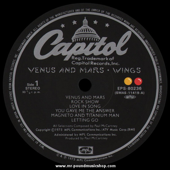 Wings - Venus And Mars