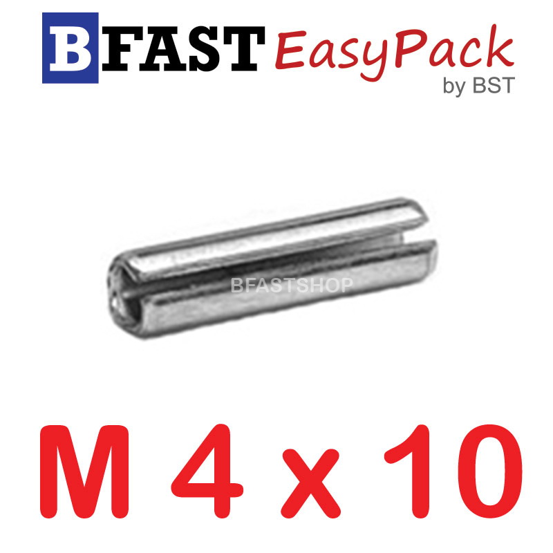 ปิ๊นตะกุดสแตนเลส SUS M4 x 10 (5 ตัว/ถุง)