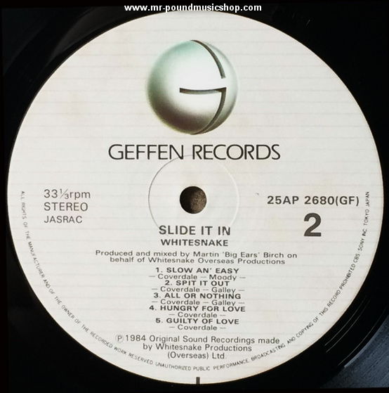 Whitesnake - Slide It In