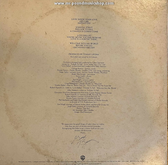 George Benson - Livin' Inside Your Love