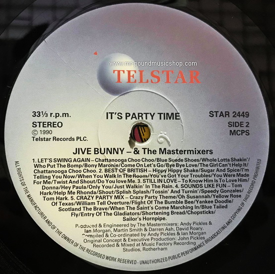 Jive Bunny And The Mastermixers - It's Party Time