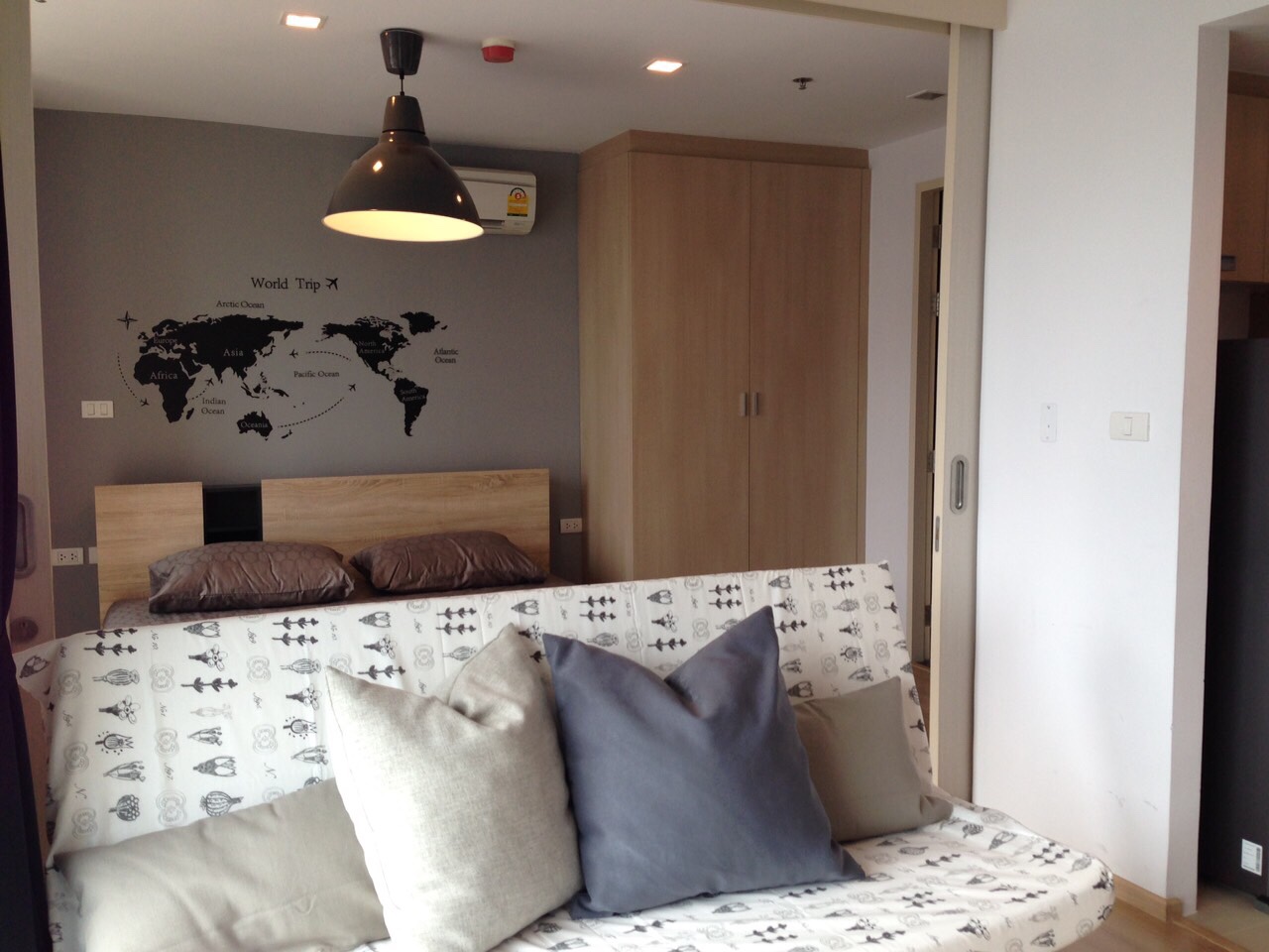 ขาย / ให้เช่า คอนโด เฮ้าส์ 23 รัชดา-ลาดพร้าว (haus 23 ratchada-ladprao) ห้อง 1 bed ขนาด 40 ตร.ม. ห้องมุม