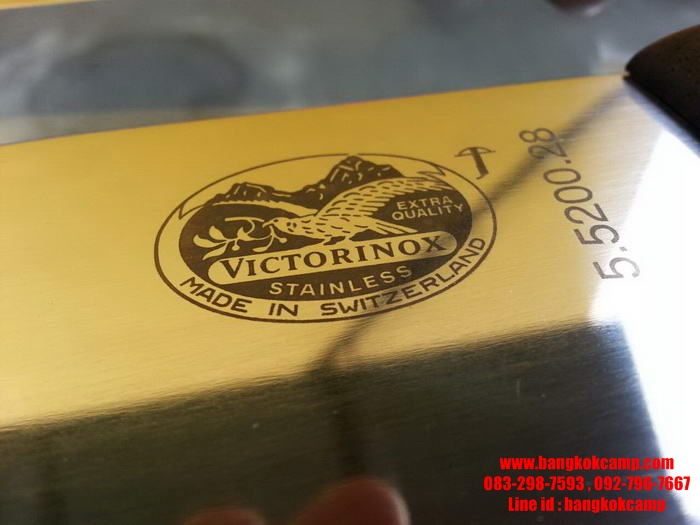 มีด ด้ามไม้ Victorinox ใบมีด 28 cm. (11 นิ้ว) Made in Switzerland ใหม่ แท้ (5.5200.28)