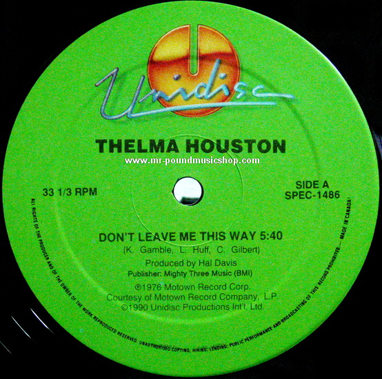 Thelma Houston / Celi Bee - Don't Leave Me This Way / Superman