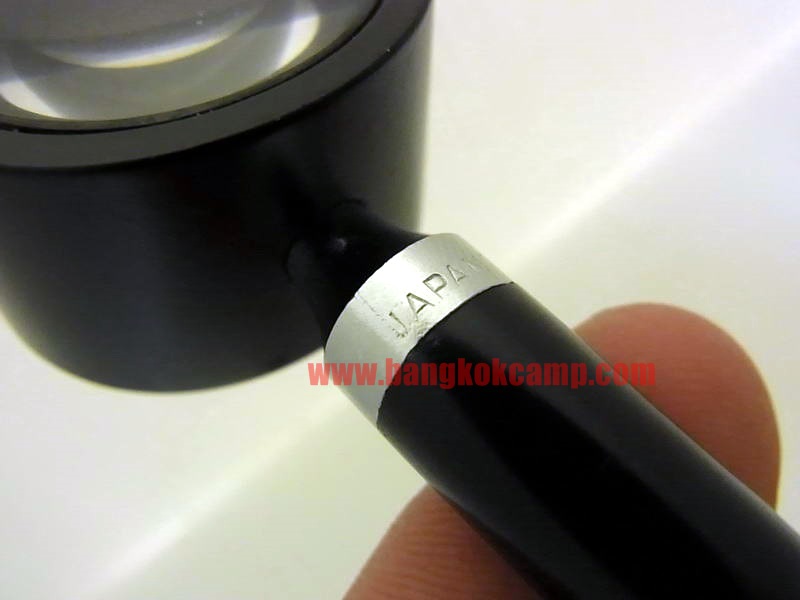 แว่นขยาย/เลนส์ขยาย/กล้องส่องพระ/เพชร ญี่ปุ่น (Made in JAPAN) กำลังขยาย 10X ...ใหม่เก่าเก็บ ไม่ผ่านการใช้ แท้