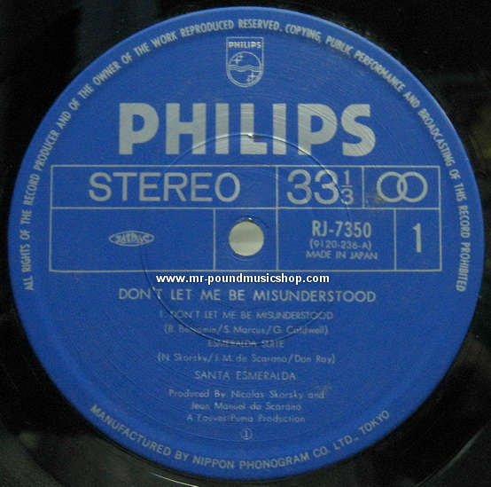 Santa Esmeralda - Don't Let Me Misunderstood