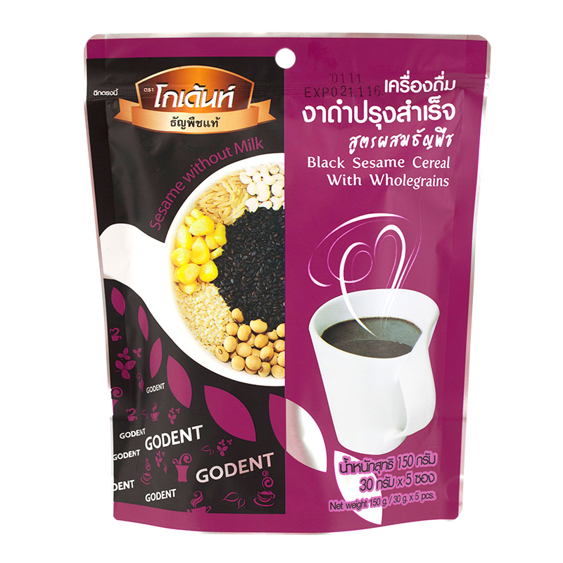 โกเด้นท์-งาดำปรุงสำเร็จ สูตรผสมธัญพืช 3 ห่อ