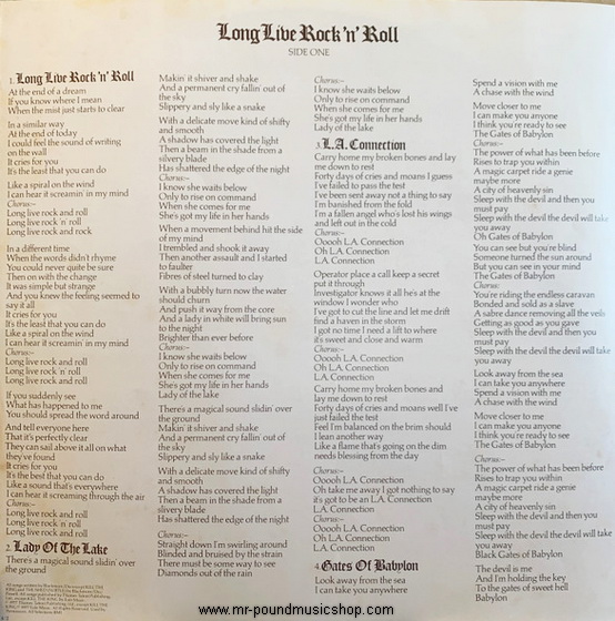 Rainbow - Long Live Rock 'n' Roll