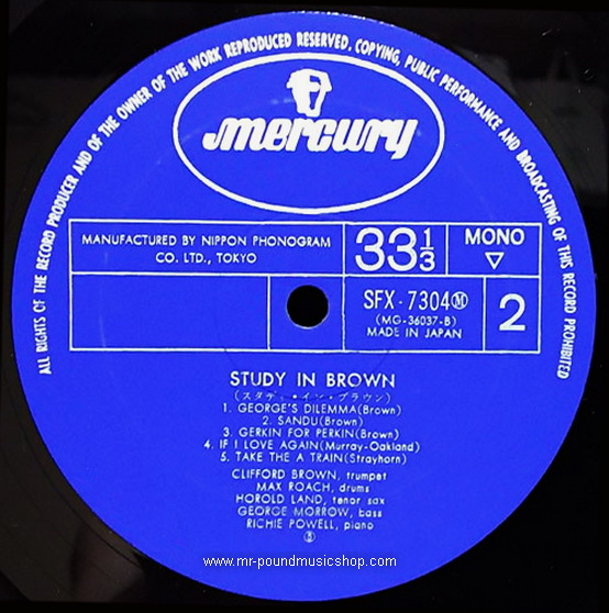 Clifford Brown And Max Roach - Study In Brown