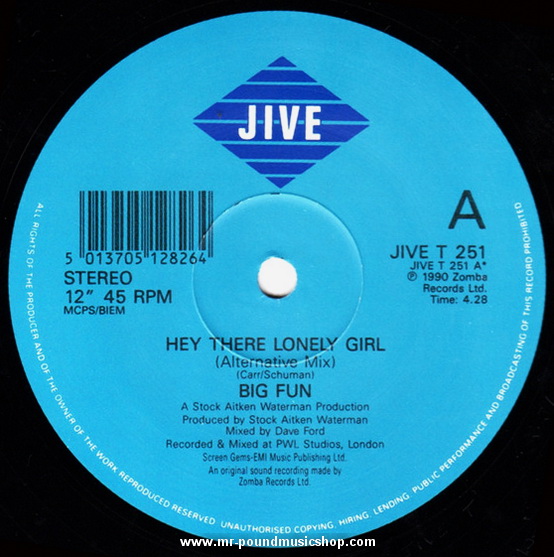 Big Fun - Hey There Lonely Girl