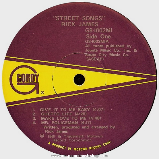 Rick James - Street Songs