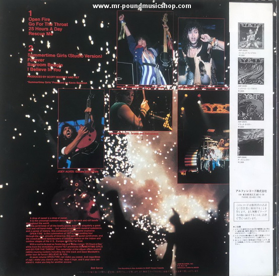 Y&T - Open Fire