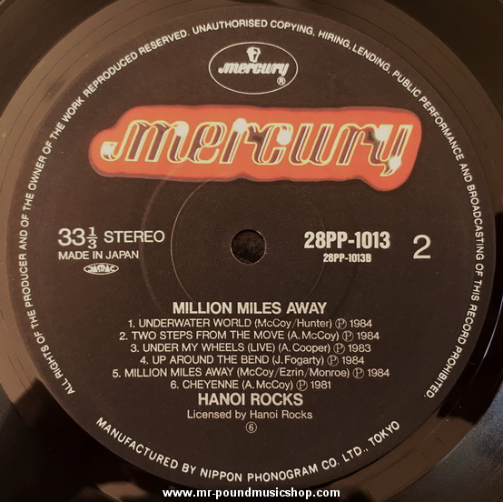 Hanoi Rocks - Million Miles Away