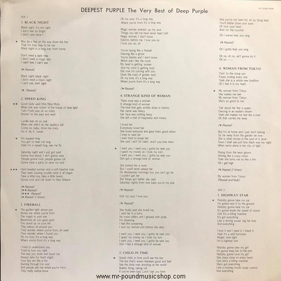 Deep Purple - Deepest Purple : The Very Best of Deep Purple