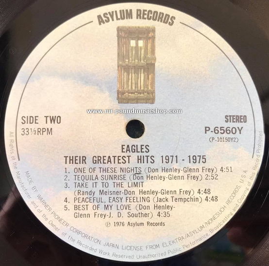 Eagles - Their Greatest Hits 1971-1975