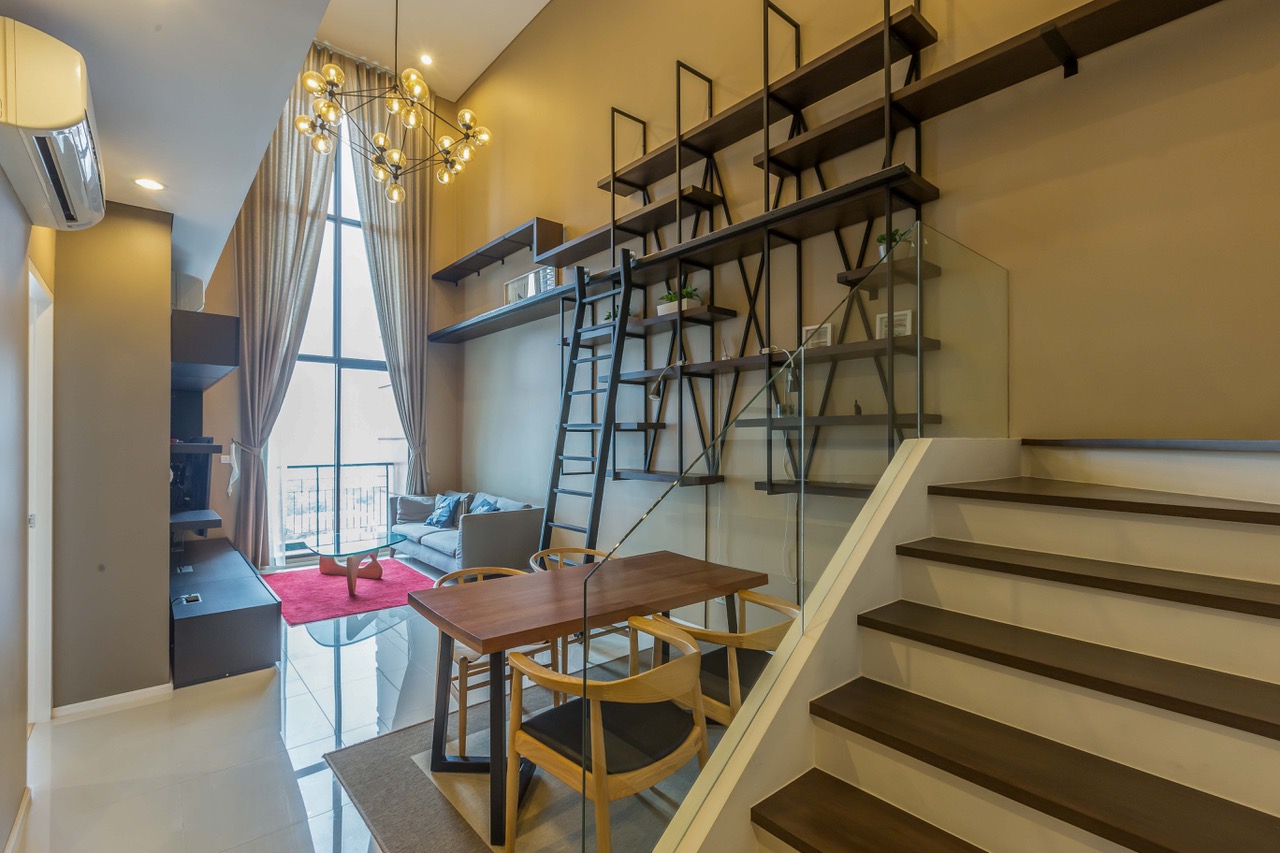 ให้เช่าคอนโด Villa Asoke (วิลล่า อโศก) 2 ห้องนอน 2 น้ำ ห้องDuplex ชั้น 21-22 ขนาด 92 ตรม