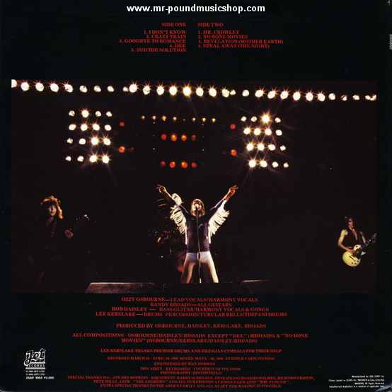 Ozzy Osbourne - Blizzard Of Ozz