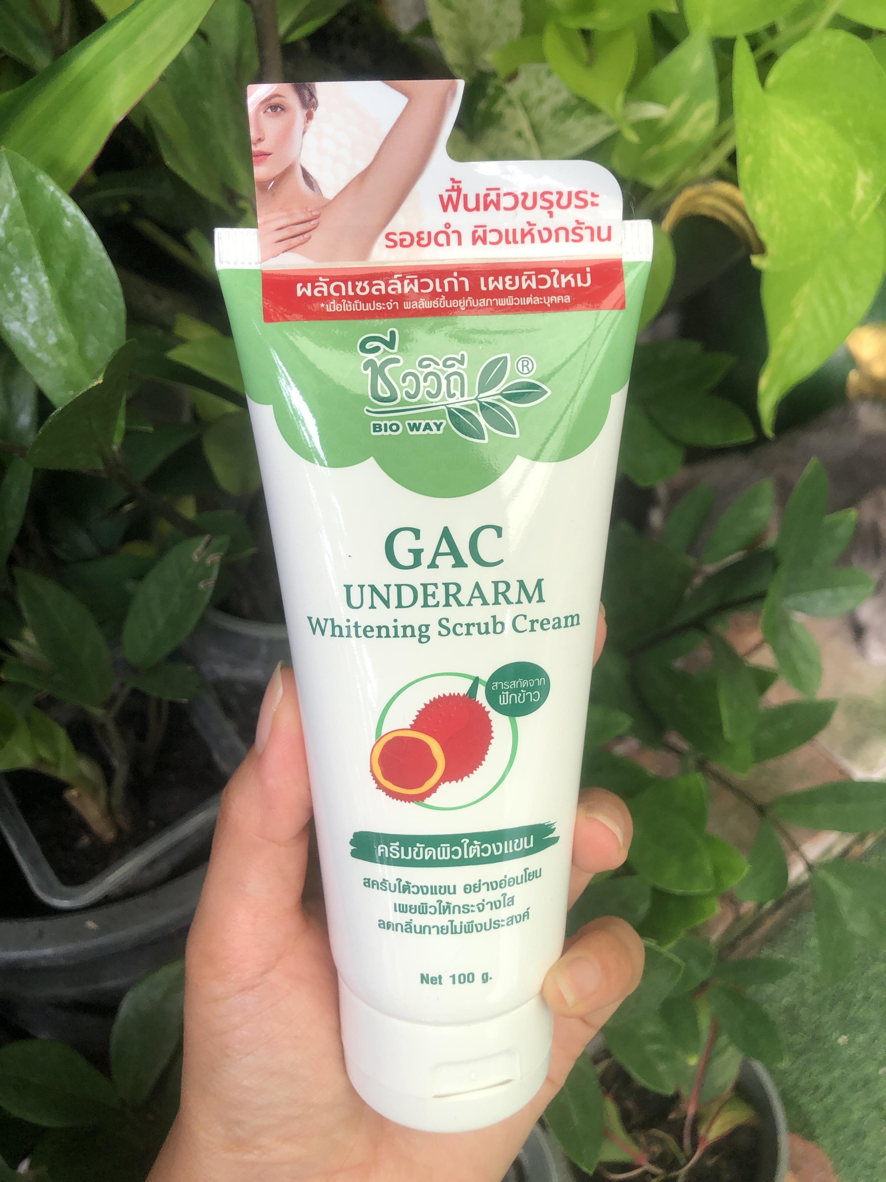 ชีววิถี ครีมขัดรักแร้ขาว100g.