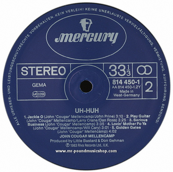 John Cougar Mellencamp - Uh-Huh