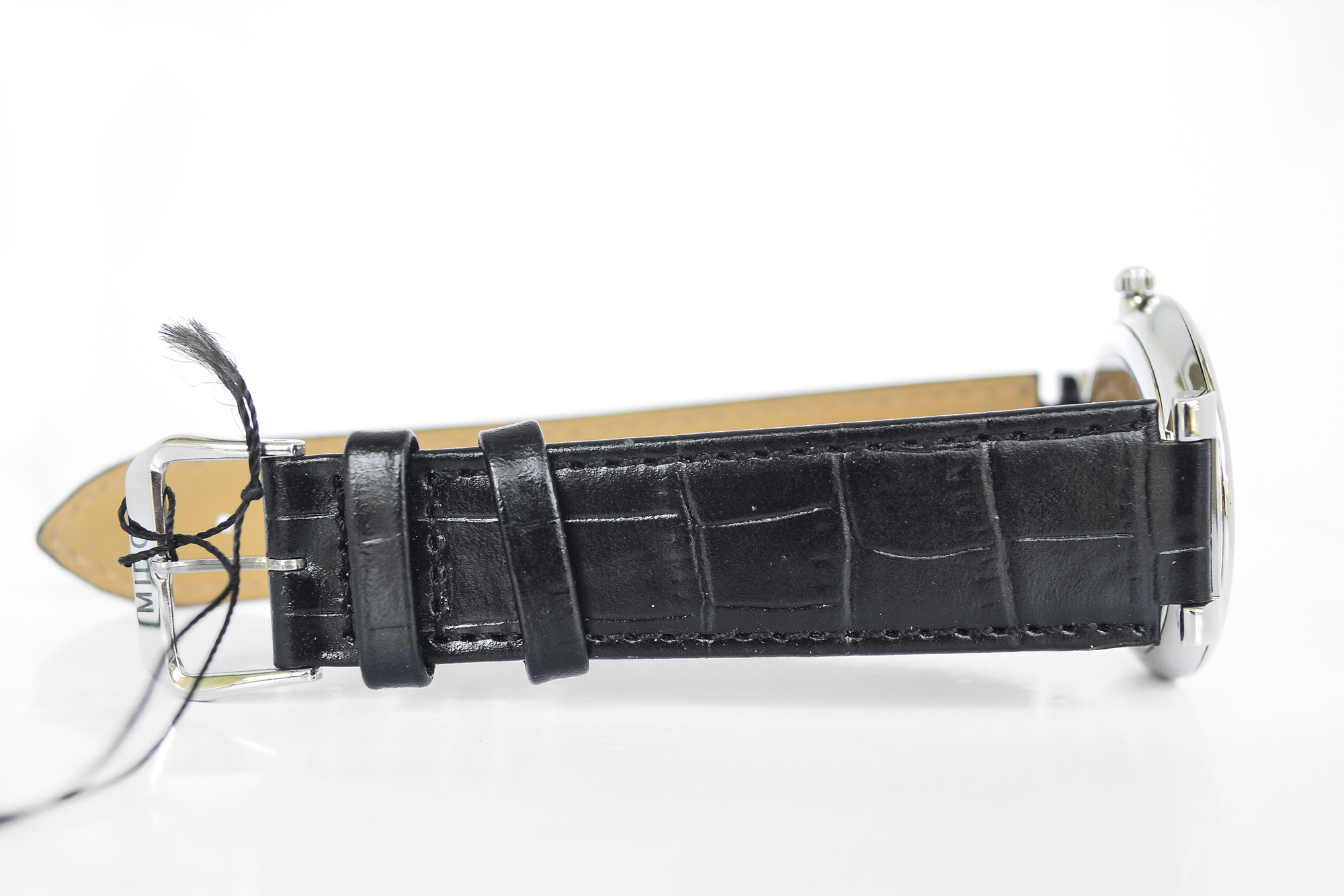 NEW:Mido Dorada Quartz หน้าขาว หลักโรมัน สายหนัง