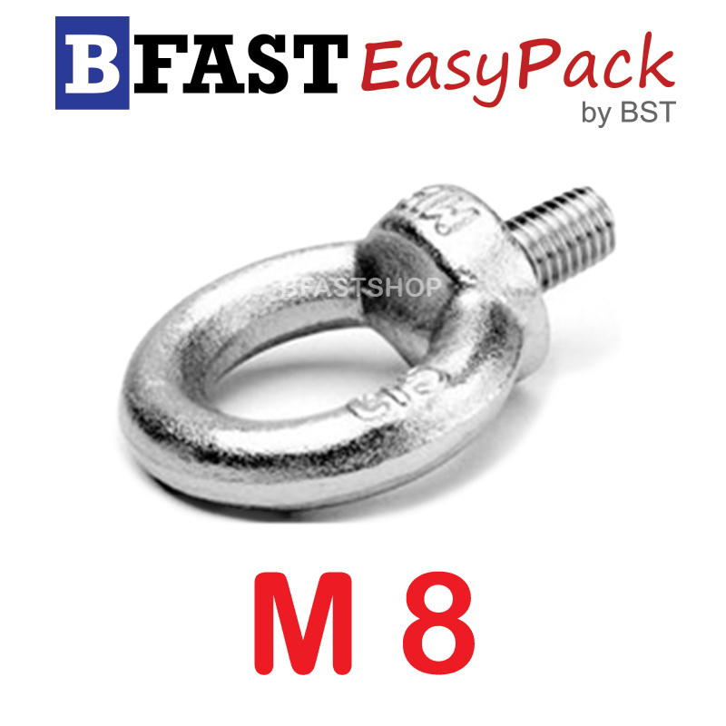 อายโบลท์สแตนเลส M8 ( 1ตัว/ถุง)