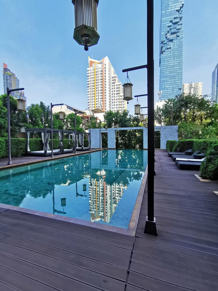 ให้เช่าคอนโด ดิแอดเดรส สาทร 200 เมตร BTS เซ็นต์หลุยส์ ชั้น 38 ขนาด 75 ตร.ม. ห้องมุม 2 ห้องนอน, 2 ห้องน้ำ ห้องมุม