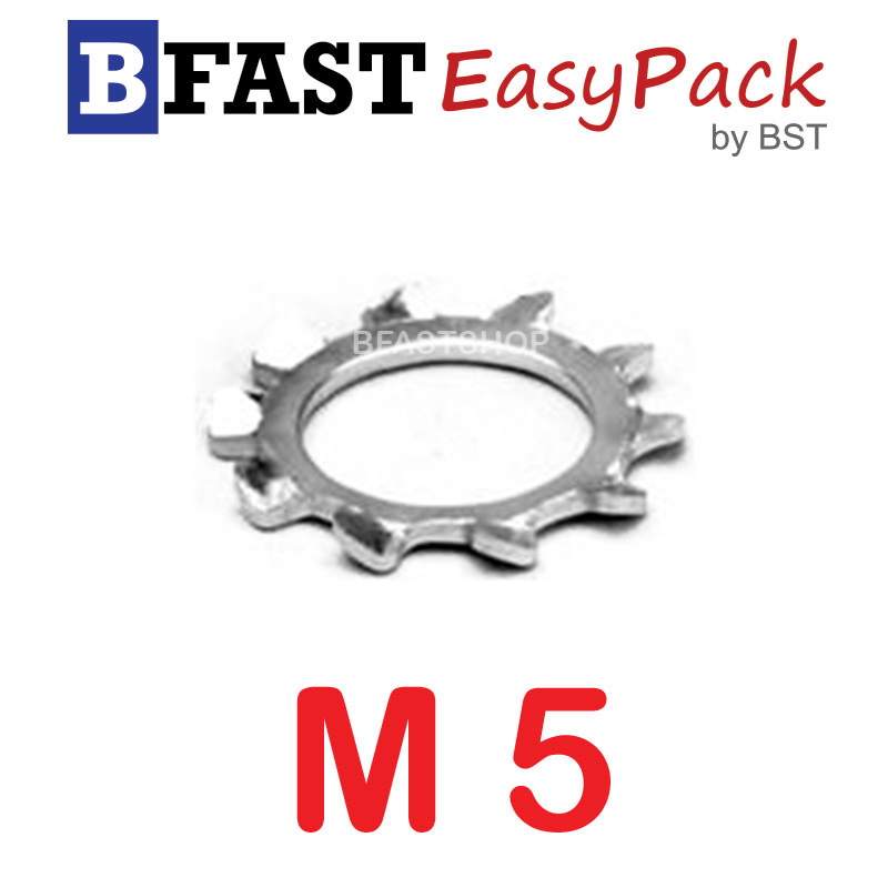 แหวนจักรนอกสแตนเลส SUS M5 (25 ตัว/ถุง)