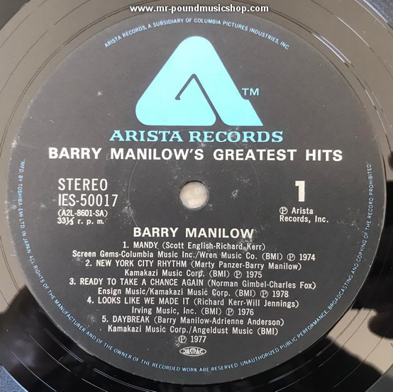 Barry Manilow - Greatest Hits