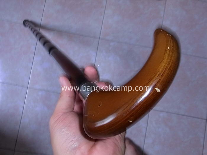 ไม้เท้า ลายไม้สวย จับกระชับมือ สวย คลาสิก