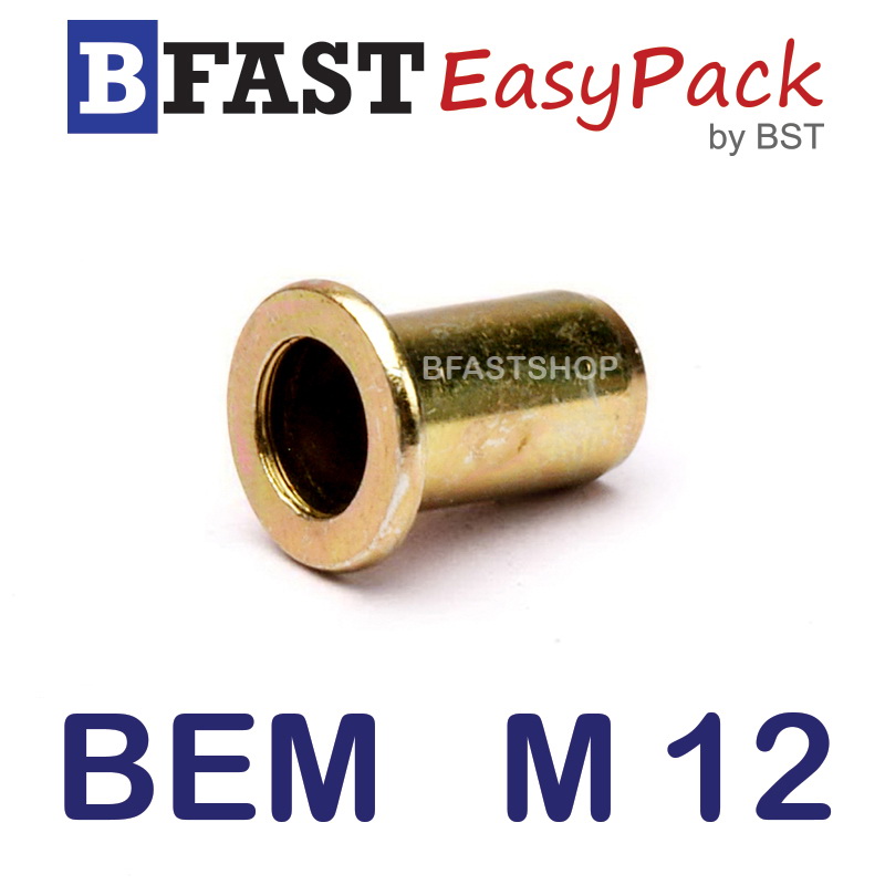 รีเวทนัท หัวแบน BEM M12 (1 ตัว)