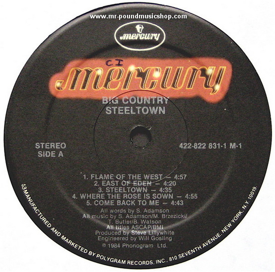 Big Country - Steeltown