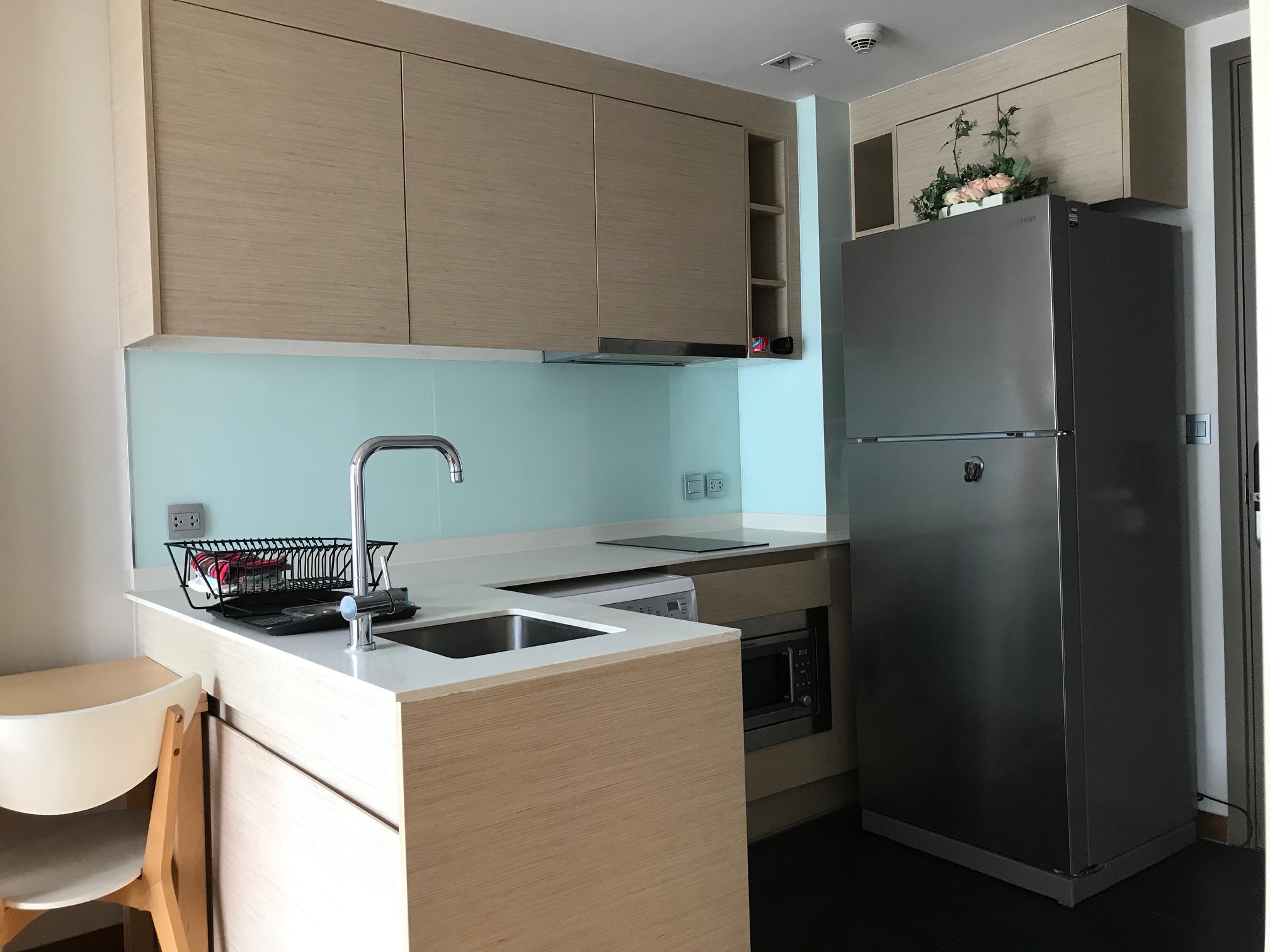 ขาย / เช่าคอนโด Via Botani (เวีย โบทานี) 1 ห้องนอน 1 ห้องน้ำ (ไม่มีอ่าง) ชั้น 3 ขนาด 37 ห้องแต่ครบ