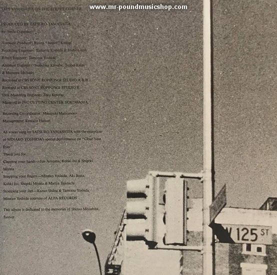Tatsuro Yamashita - On The Street Corner