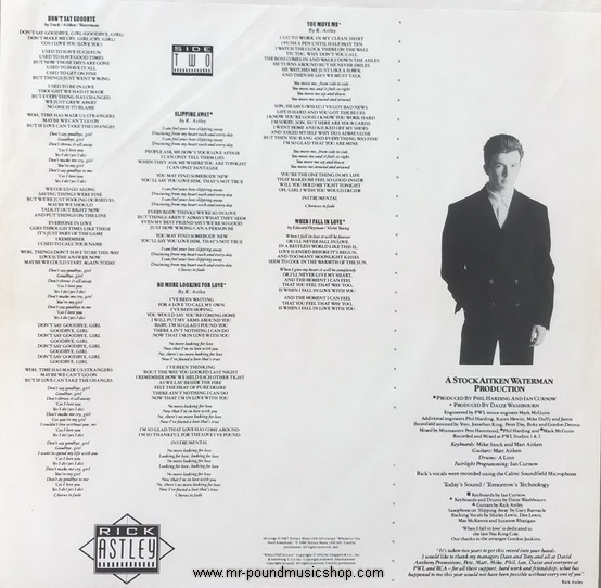 Rick Astley - Whenever You Need Somebody