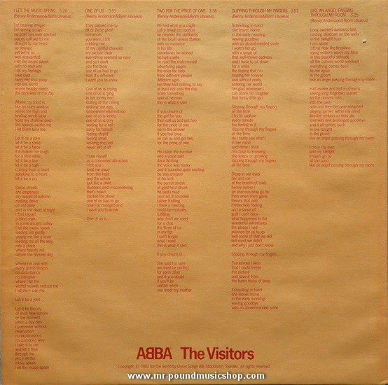 ABBA - The Visitors