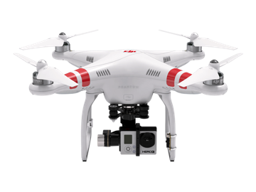 DJI Phantom 2 คอร์ดคอปเตอร์ ไม่รวมกล้องและขากล้องในตัว