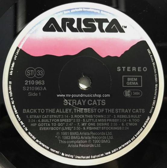 Stray Cats - Back To The Alley - The Best of Stray Cats