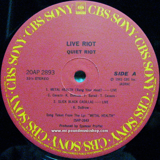 Quiet Riot - Live Riot