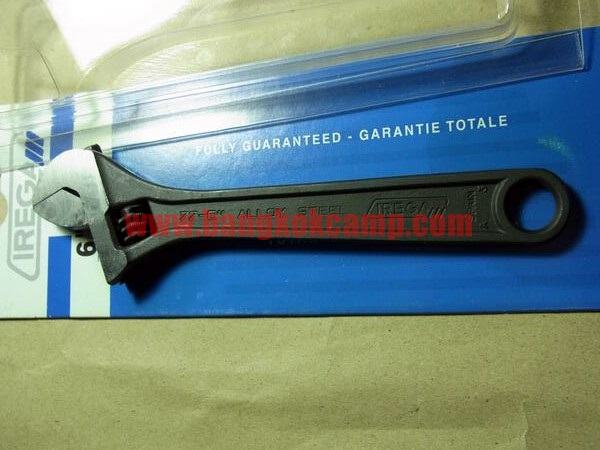 ประแจเลื่อน IREGA ขนาด 6 นิ้ว สเปน Made in Spain ใหม่ แท้. (แพ็คฟ้า)