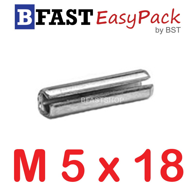 ปิ๊นตะกุดสแตนเลส SUS M5 x 18 (3 ตัว/ถุง)