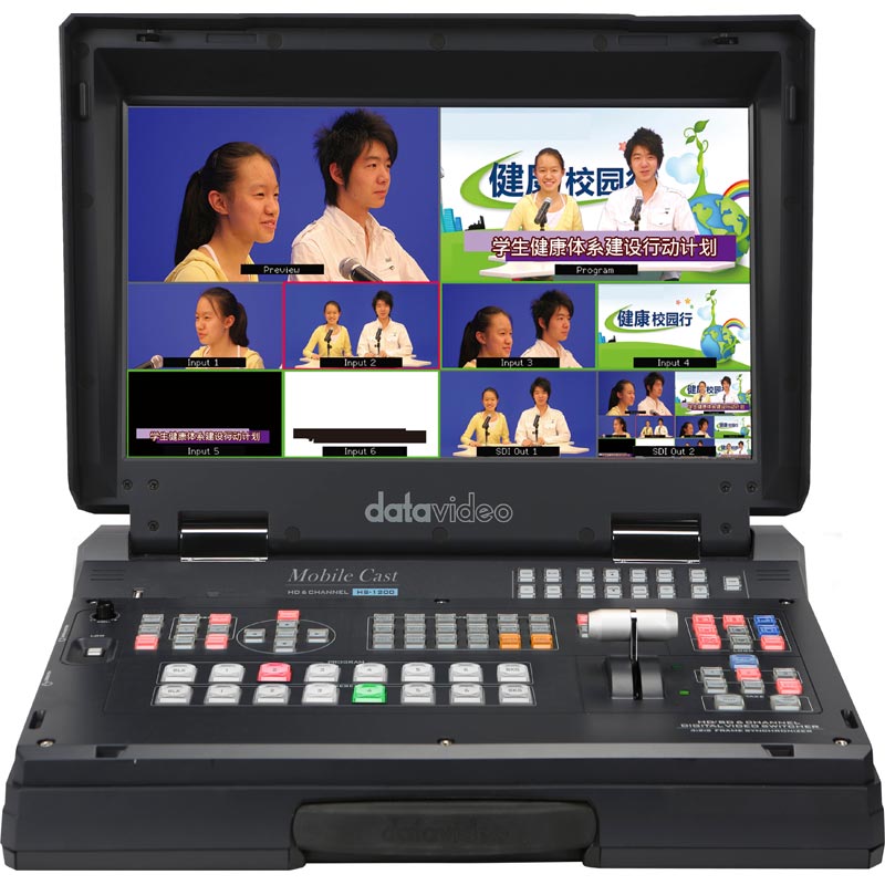 DATAVIDEO HS-1200 HD 6 Channel Portable Production Studio