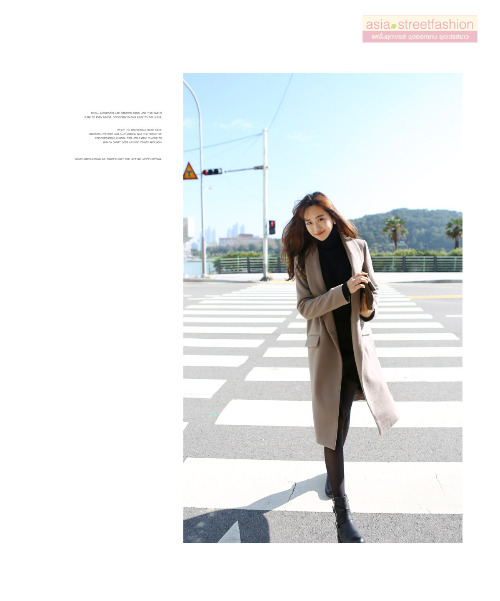 L OverCoat เสื้อโค้ทกันหนาวตัวยาว สีเทา งานดี ผ้าวูลเนื้อดีเรียบไม่เป็นขุย บุซับในกันลมอย่างดี พร้อมส่ง สีเทา L