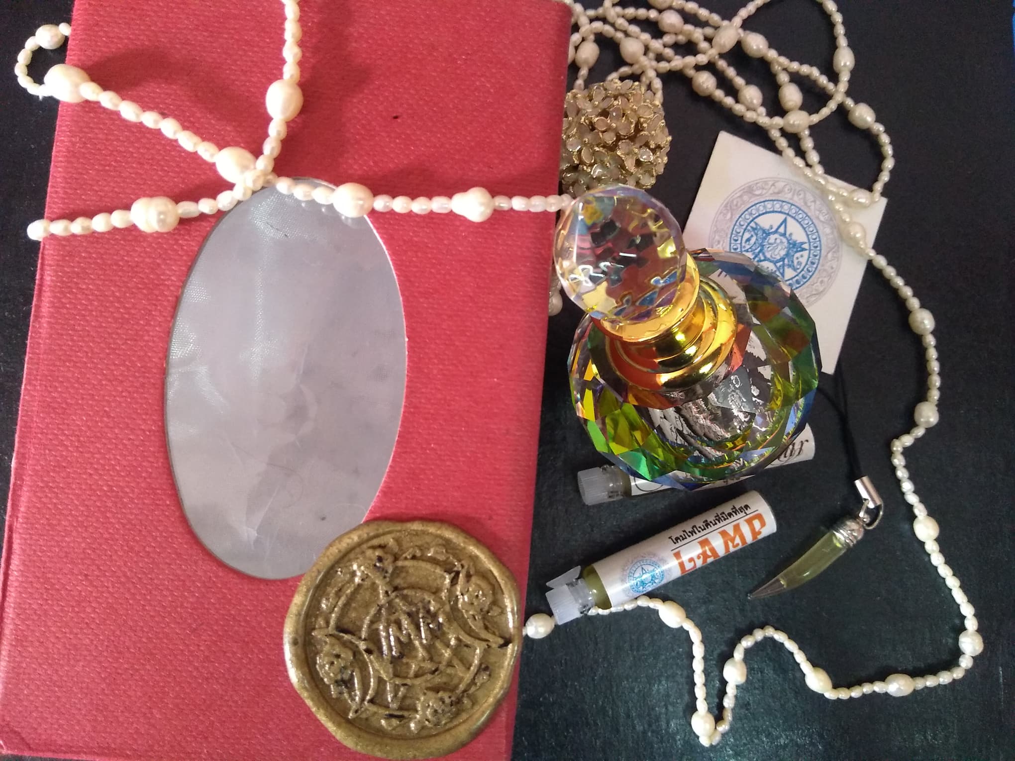 Blessings Card & Lucky Perfume Oil น้ำมันหอมยิปซีนำโชค กับคำอวยพรและทำนาย
