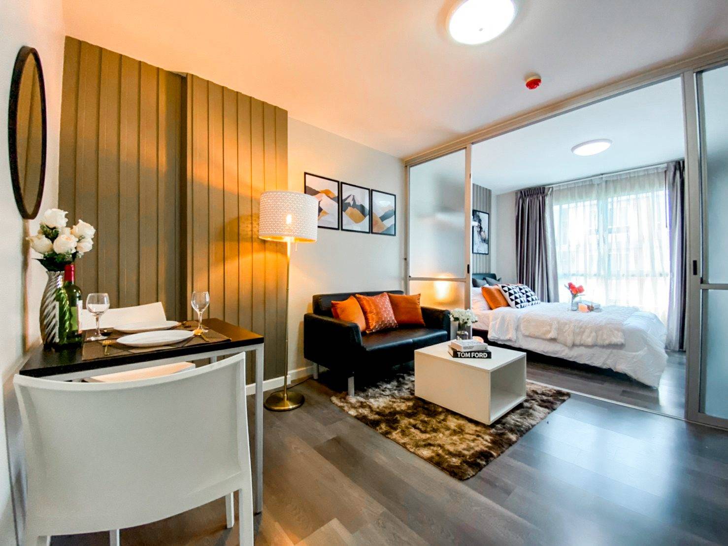 ให้เช่าคอนโด ดีคอนโด แคมปัส รีสอร์ท บางนา ( D Condo Campus Resort Bangna ) ตึก D ชั้น 7 ห้อง ขนาด 30 ตรม.