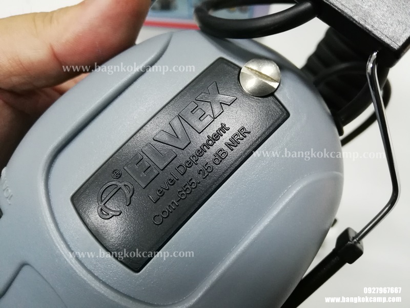ELVEX COM-655 หูฟังตัดเสียงปืน ขยายเสียงพูด