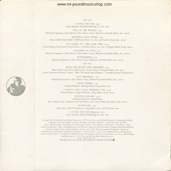 Carpenters - A Song For You