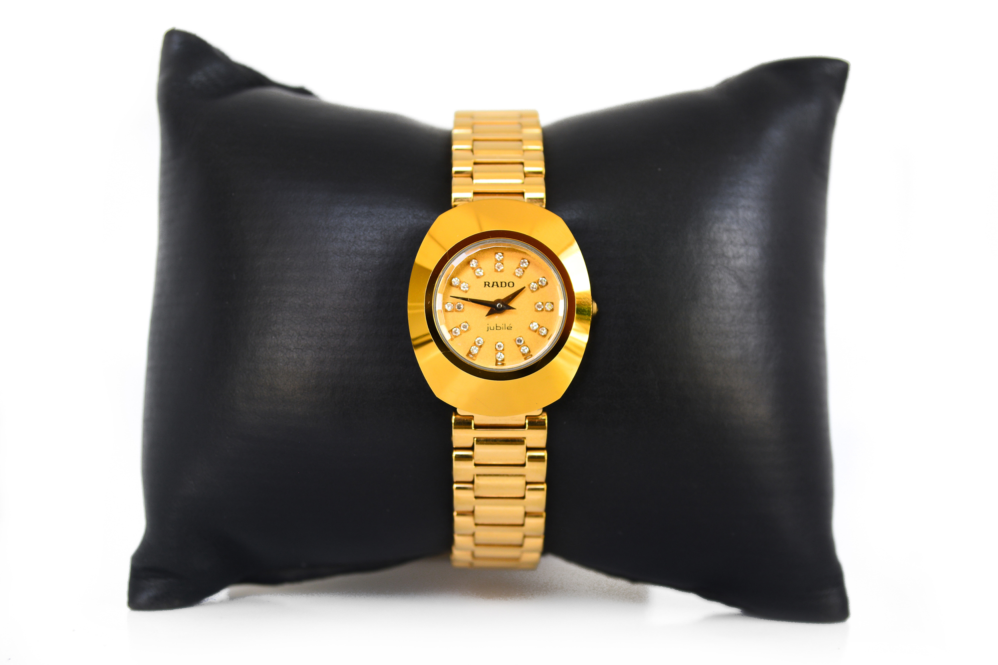 Rado Diastar Jubile Mini Lady Quartz หลักเพชร 24 เม็ด เรือนทอง หน้าทอง