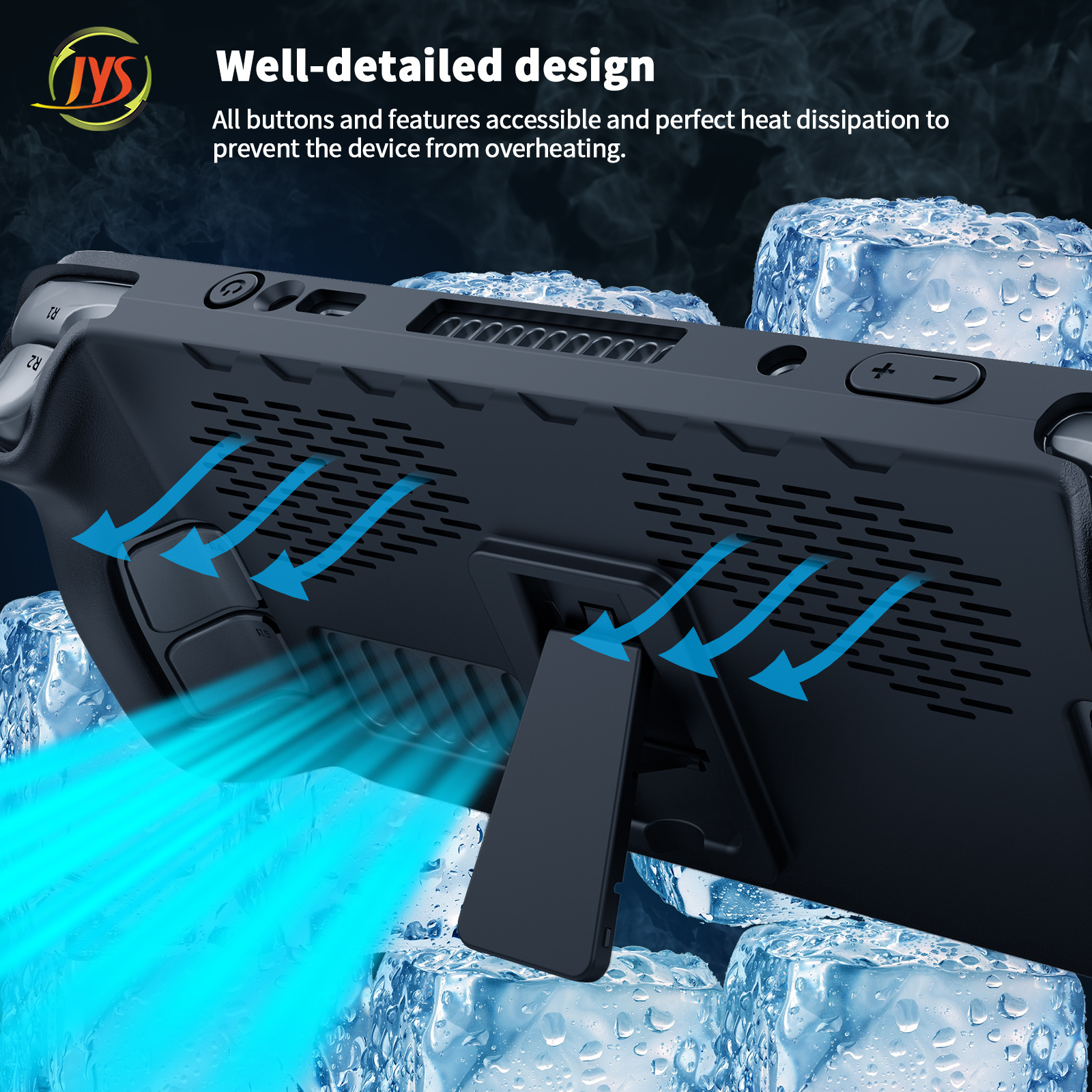 JYS Steam Deck TPU Case & Sticker JYS-SD009